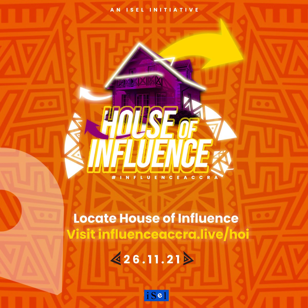 WeAreiSel's tweet photo. It’s about to go down at the House of Influence🗣
Track us if you wish📍
#HouseOfInfluence
#InfluenceAccra
#XperienceiSel https://t.co/Hx3Im8ijzX