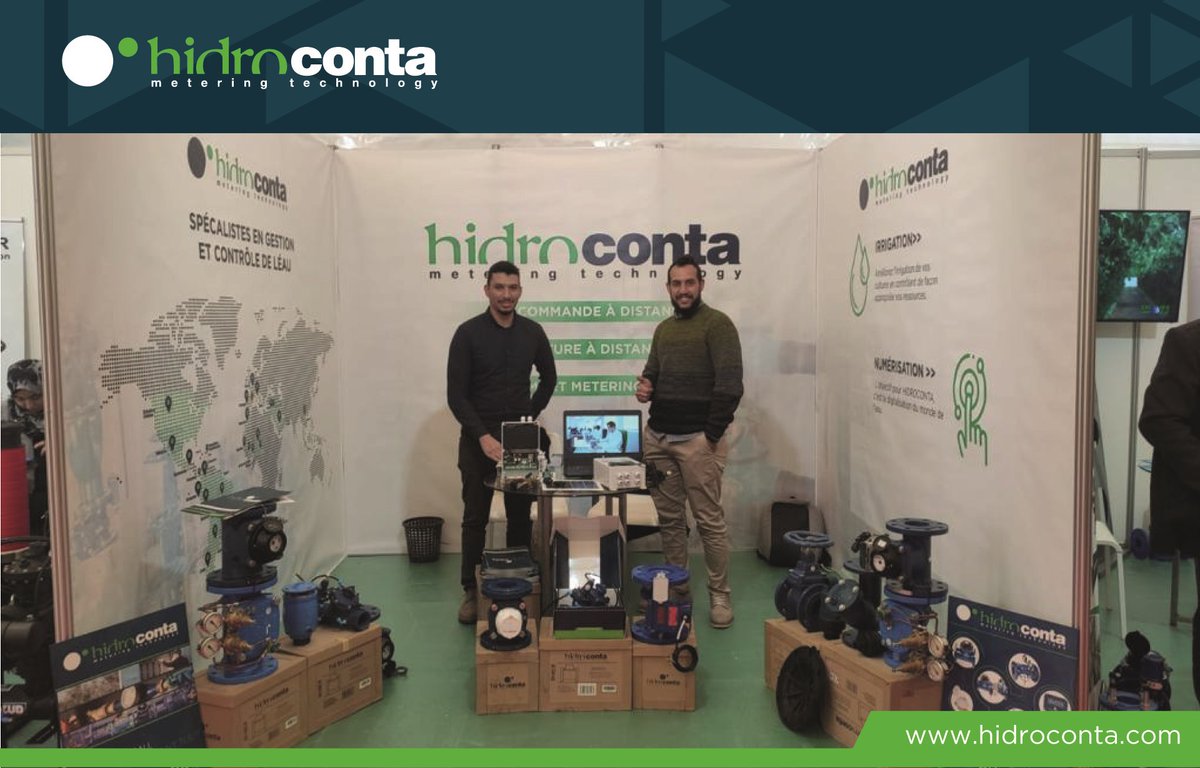 Our colleagues from the subsidiary <a href="/HidrocontaSA/">Hidroconta</a> MAROC participate in the exhibition organized for the 5th African Regional Conference &amp; 72nd International Executive Council (IEC) in Marrakesh.

🇲🇦