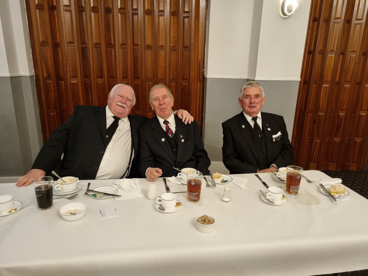 Curly, Larry and Mo?  Seriously though, a super evening at <a href="/POWLodge/">POW Lodge</a>. A double Passing. Happy to be able to present £220 to the Widow's Sons Masonic Bikers Association for this year's Scratch appeal. <a href="/solentmasons/">Solent Area Masons</a> <a href="/HantsMason/">Hants & IoW Masons</a> <a href="/UGLE_GrandLodge/">United Grand Lodge of England</a>