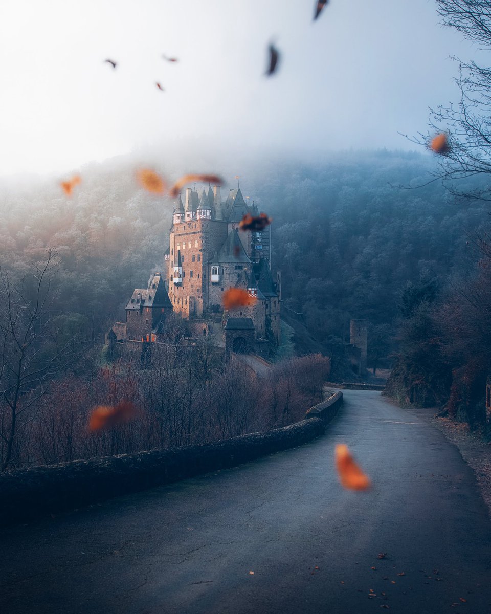 Eltz Castle (German: Burg Eltz) is a medieval castle nestled in the hills above the Moselle between Koblenz and Trier, Germany. 

It is still owned by a branch of the same family (the Eltz family) that lived there in the 12th century, thirty-three generations ago. 

#mylpguide