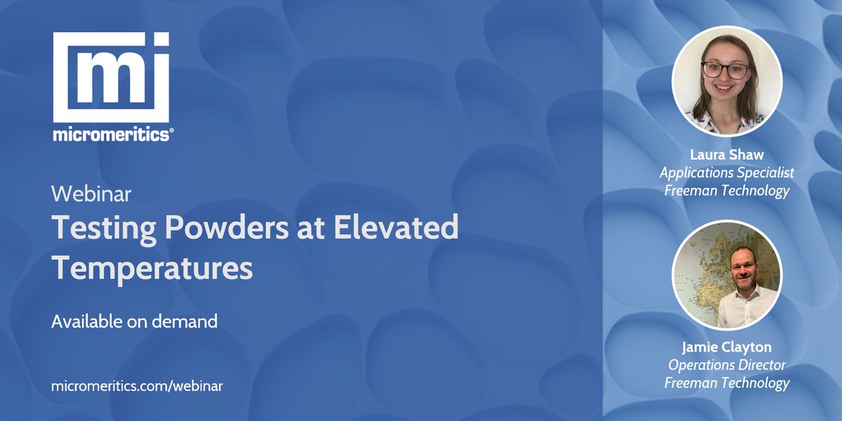 FreemanTech's tweet image. In the below presentation we discuss how temperature affects powder behaviour and consider the requirements for testing at elevated temperatures - hubs.la/H0_QzYW0 #powdertesting #bulkpowders