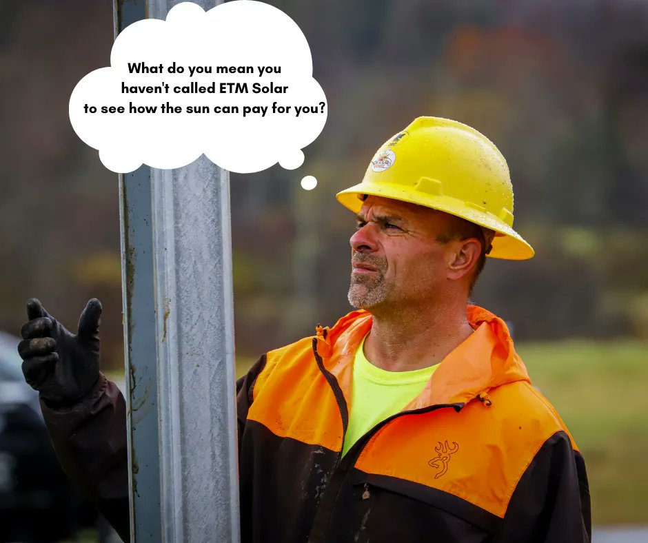 etmsolar's tweet image. Come on - Aren't you a little curious? Give us a call and let's find out how the sun can pay your electricity bill.
607-785-6499