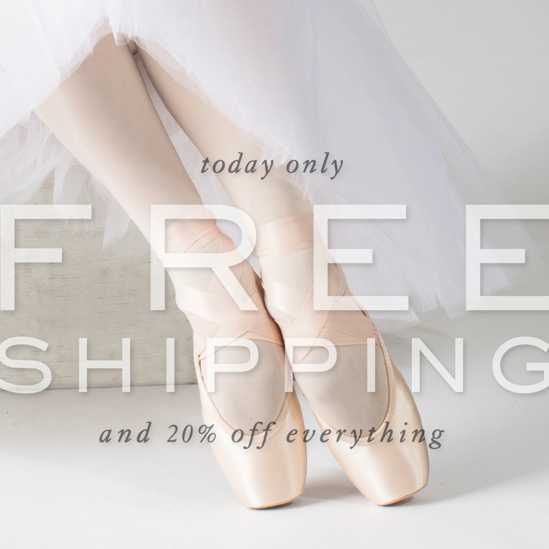 📣TODAY ONLY📣 Get *FREE* standard shipping on all orders in the US 🥳 PLUS, take 20% OFF your entire order NOW through Monday (11/29)

Ready for your shopping spree? Visit dancer.com to get started🎁

#GMBlackFridaySale #blackfridaydeals