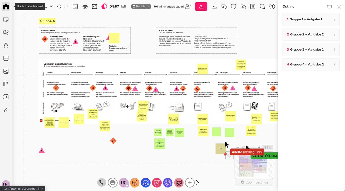 PublicServLab's tweet photo. Wir workshoppen zum Kartieren und Visualisieren von #Verwaltungsleistungen beim #PSL21 Day.

Wir schauen uns Nutzerreisen, Serviceblaupausen und Lebenslagen an.

#TwitterVerwaltung #EGov #OZG #GovDesign #ServiceDesign https://t.co/ZbXfbOKwuh