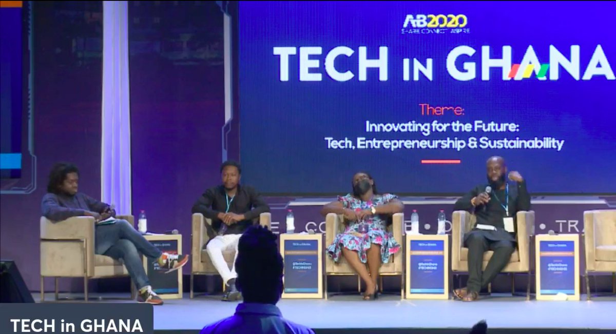 TechInGhana's tweet photo. Another PANEL Discussion on "Social Entrepreneurship x Social Innovation: Why blending purpose and profit is a good thing"
#techingh21 https://t.co/31h5gmdDPu