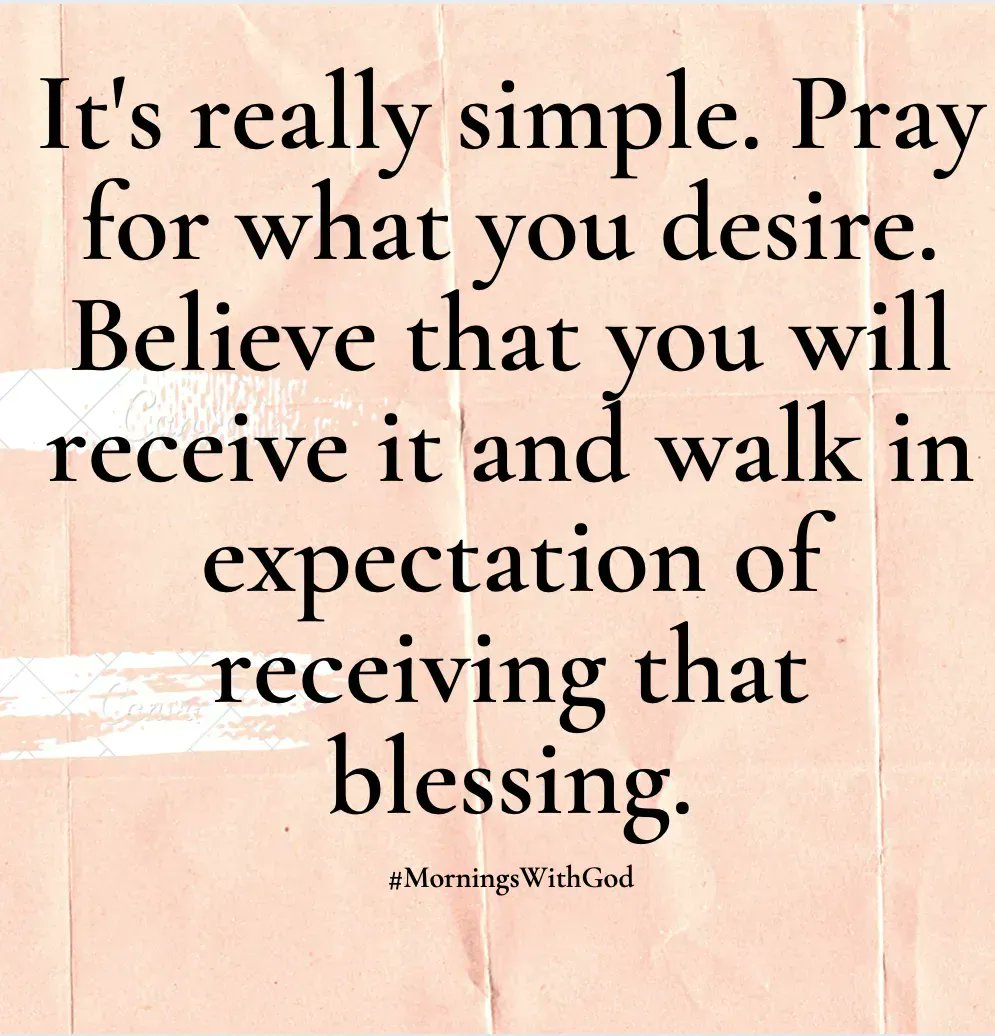 It's as simple as 1,2,3! Praying will directly tell God your desires. Faith will unlock your blessings. Then you have to put action into what you're believing in God for. (James 2:14-26) #MWG #MorningwithGod #Prayer #Christian #WomanOfGod #BusinessPrayers #PrayerWorks