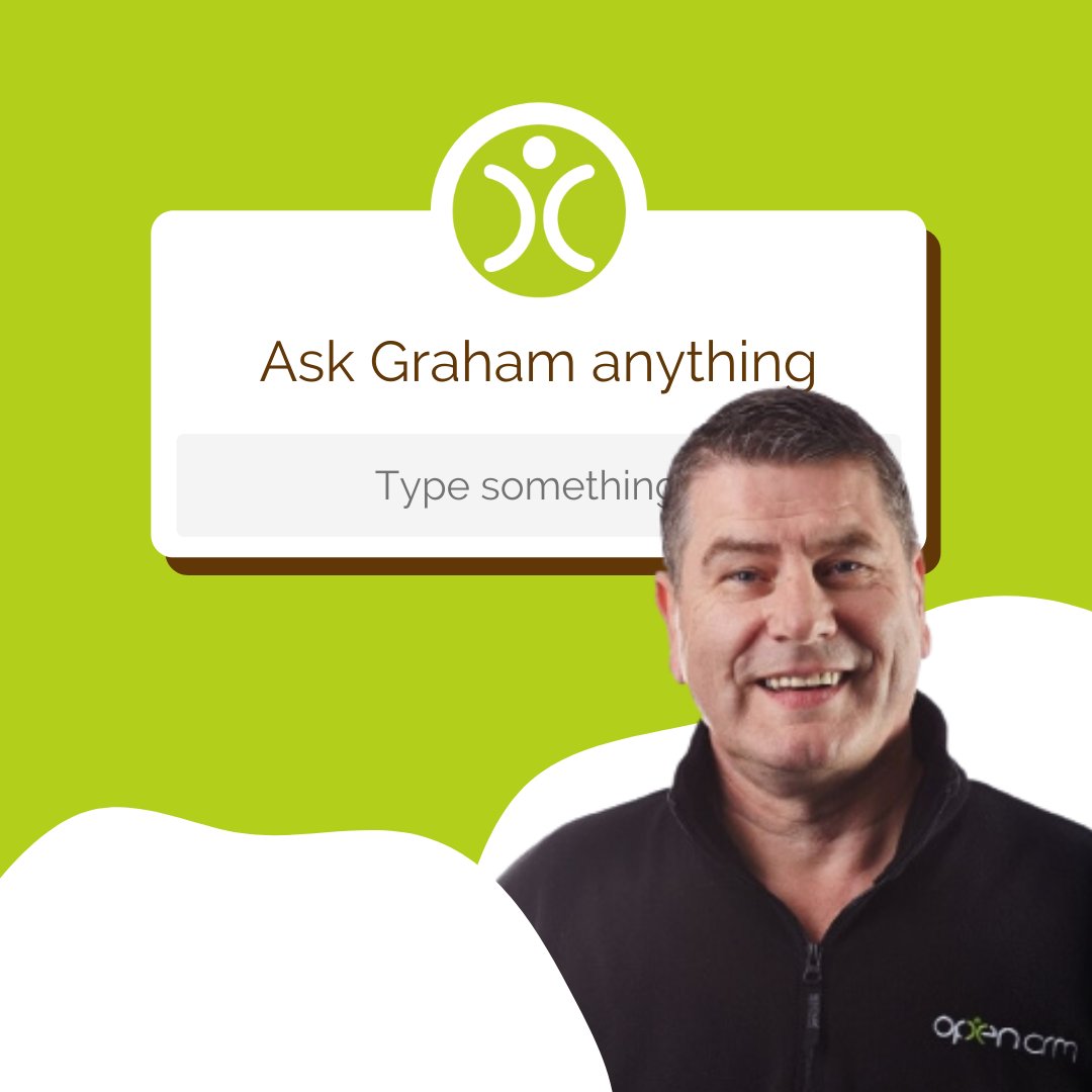 OpenCRM's tweet image. Do you have any questions for us? Ask away in the comments! 👇

Get industry insight from the founder of #OpenCRM, Graham. We&apos;ll be posting the best answers next Monday, so meet us back here then! 👀