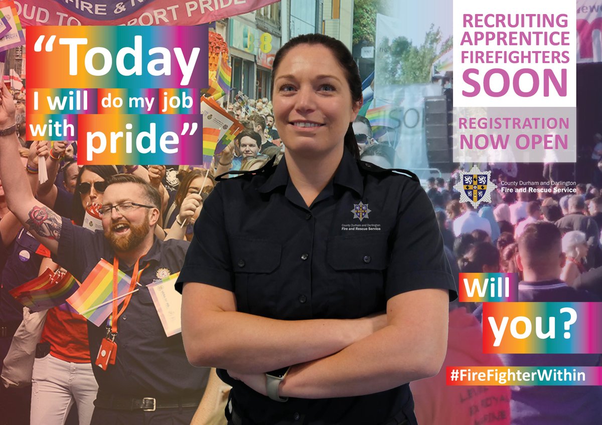 CDDFRS's tweet photo. WE ARE RECRUITING APPRENTICE FIREFIGHTERS SOON ๐ฉโ๐ Find your #FireFighterWithin and register your interest to become a Apprentice Firefighter, we are recruiting this December!
Visit: https://t.co/BBkHr3Avp9 to find out more ๐ฉโ๐๐ REGISTRATION IS OPEN NOW! ๐ฉโ๐๐
@Durham_Pride https://t.co/dpmDogGSBg