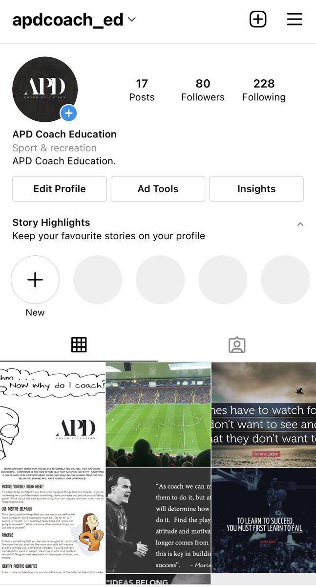 APDCoachEd's tweet image. Give us a follow over on Instagram 👍🏼