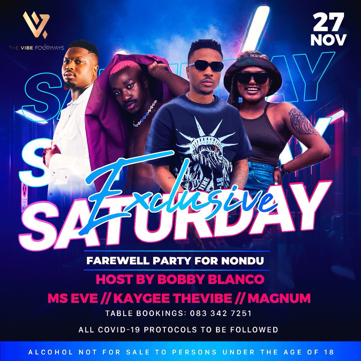 lisakhat_'s tweet photo. If you’re looking to rock tomorrow, @Thevibe4ways has got you covered with #ExclusiveSaturdays 🤩🥂🤌🏾 #TheVibe https://t.co/Y7bx78cbCK