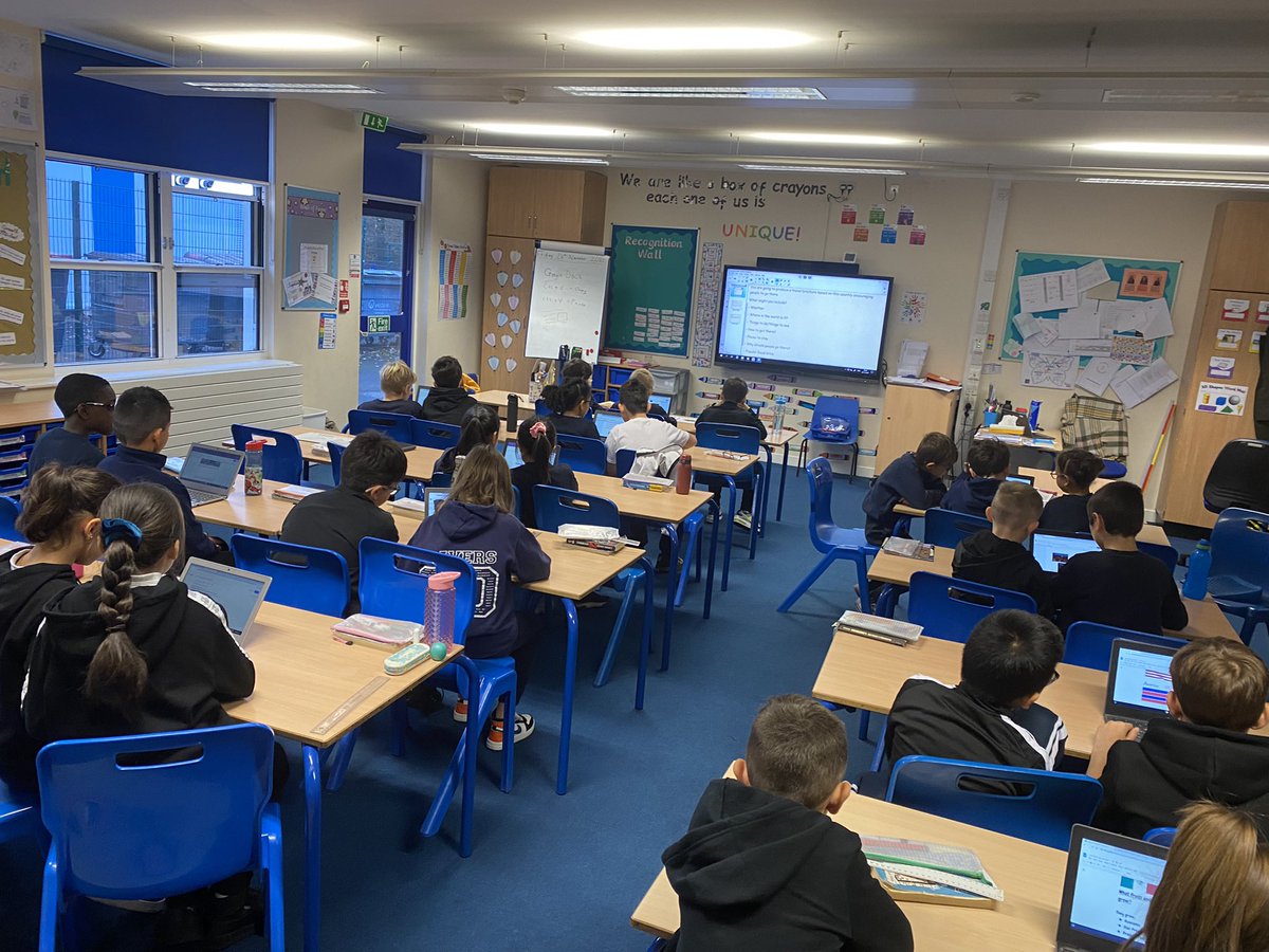 MissMcNamaraSPS's tweet photo. Boseman class have had a busy week! In science, they were looking at how the Earth, Moon and Sun move relative to each other. They even went and practiced this on the playground. In Computing they were researching and making brochures on Word about a country of their choice! https://t.co/7w2b5lbCeT