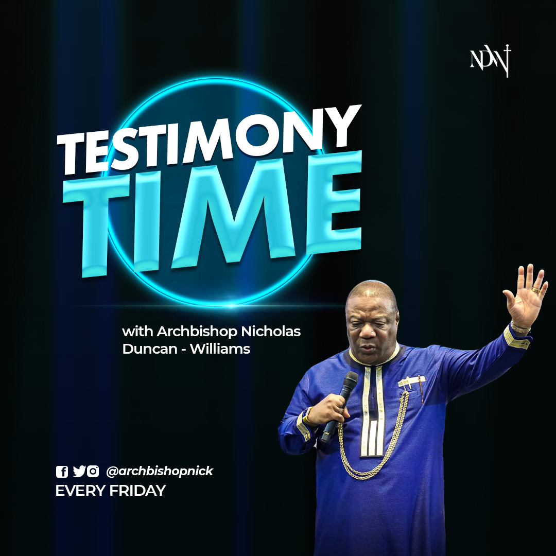 ArchbishopNick's tweet photo. Your testimony is an expression of your gratitude to God and also a pointer to someone’s breakthrough. Kindly share one testimony the Lord has done for you this week. 

#ArchbishopNick #ABNickTestimonies #DailyBenefits #MyTestimony https://t.co/VbGNEoKwrI