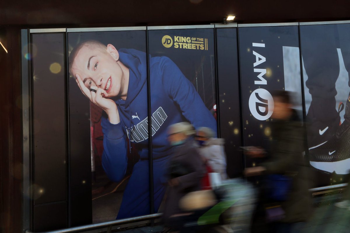 OceanOutdoorUK's tweet photo. .@JDOfficial are bringing the heat with the launch of their Christmas campaign 'King of the Streets' 🎄📍
 
The campaign is full of stars - bringing together music, sport, and entertainment to represent the heart of youth culture.
 
#JDSTREET #Advertising #DOOH #OOH https://t.co/Qc0O7O4rpR