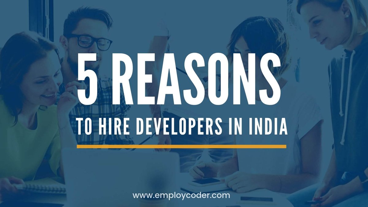 employcoder's tweet image. Why Should you hire Developers in India for your Software Development Project?
In this article, we will Bring you the top 5 Reasons to Hire Developers in India that will be a profitable extension to your team and also helps to streamline your development : bit.ly/328wqOs