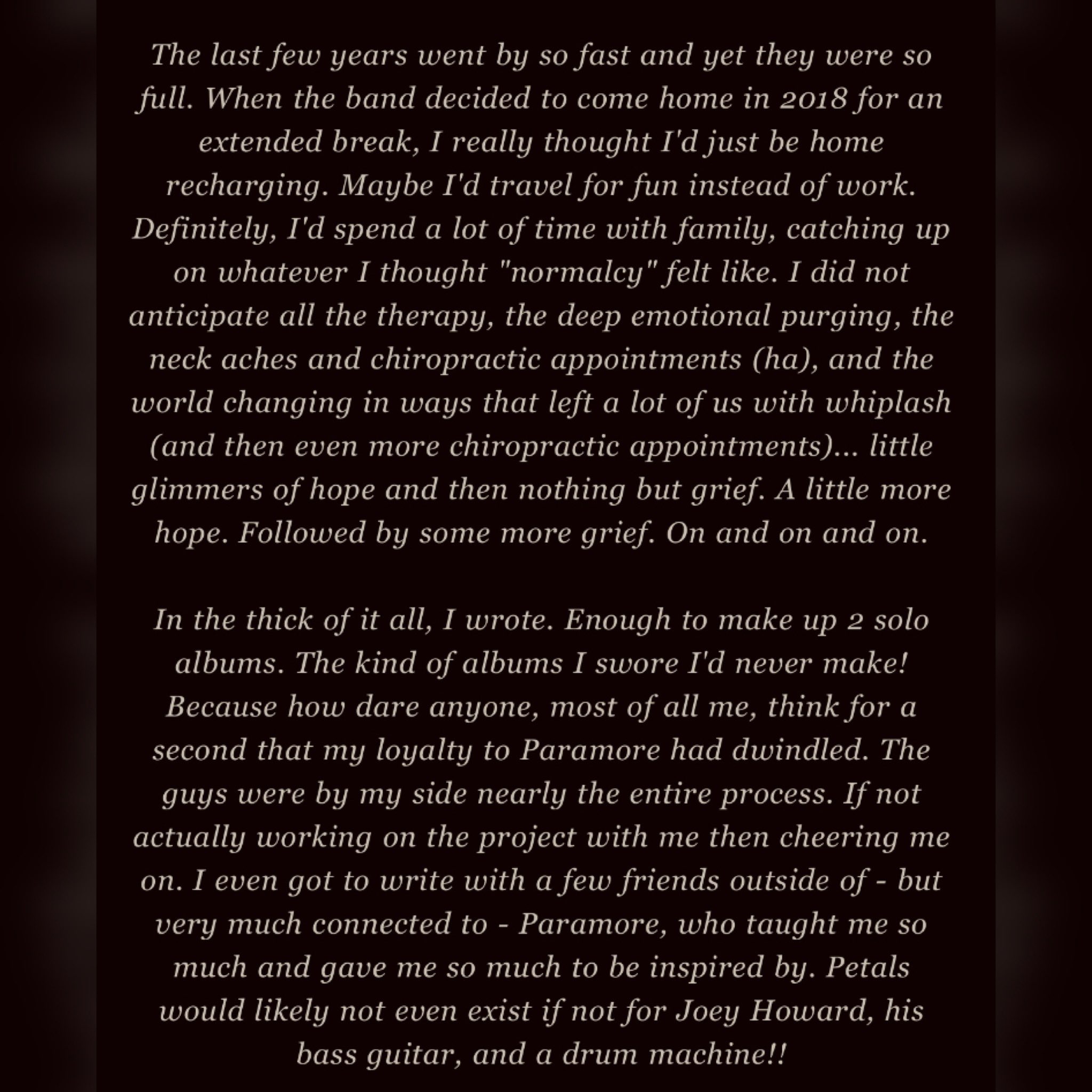 on Twitter "New message from Hayley sent in a