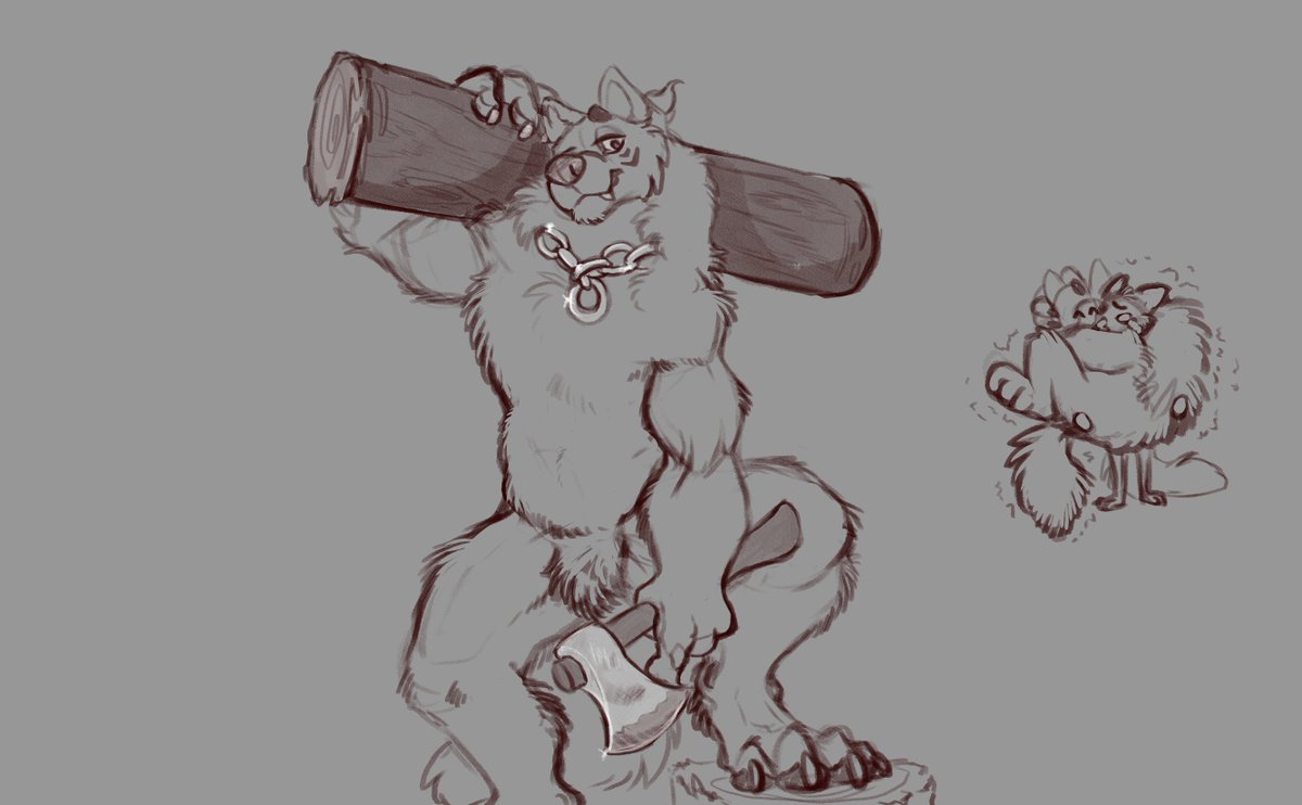 You ordered big stronk wuff?

Disclaimer: Will shake like a leaf and need to be coddled when scared.