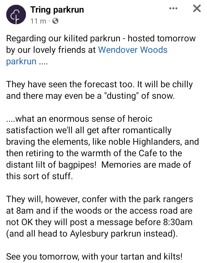 Tring parkrun tweet media