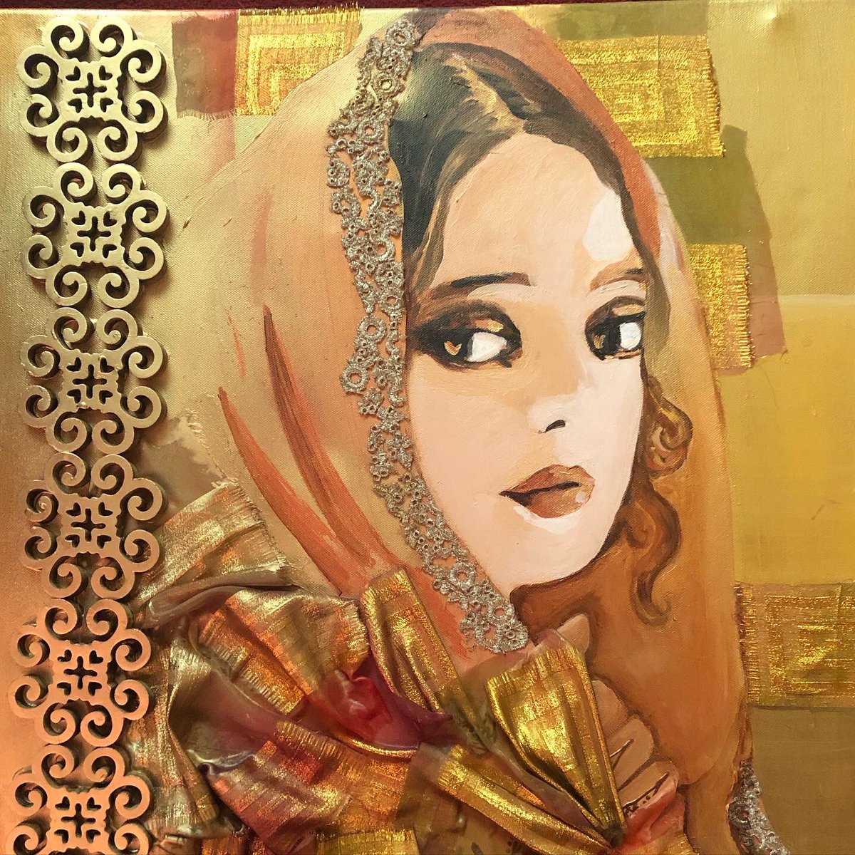 FRIDAY FOCUS: imagine a world where everyone’s art is seen; where gold is a color, not a standard. And think, are you the juror or the judged?
______________________________
Golden Jubilee- mixed media on canvas- 60cmx60cm- Ghia, November 2021 instagram.com/p/CWvWnbVpgdJ/…