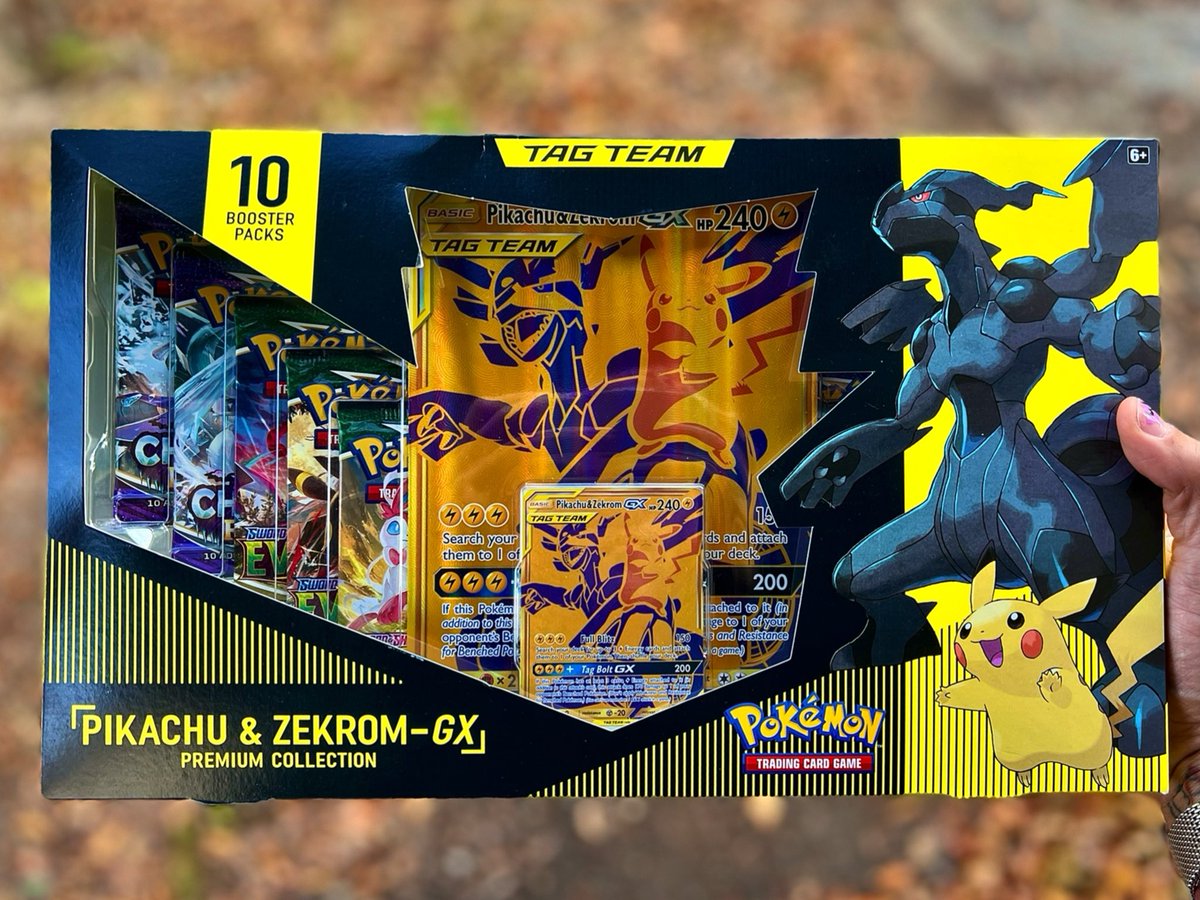 TokyoPitBuLL's tweet photo. Felt like giving away one of these Pikachu/Zekrom boxes to y’all, so here it goes. 

-Retweet this tweet.
-Must be following @TokyoPitBuLL 
-I will ship international if the winner is willing to cover the difference. 

Winner picked Sunday Dec 5th 🖤 https://t.co/AlCoDj1jXb