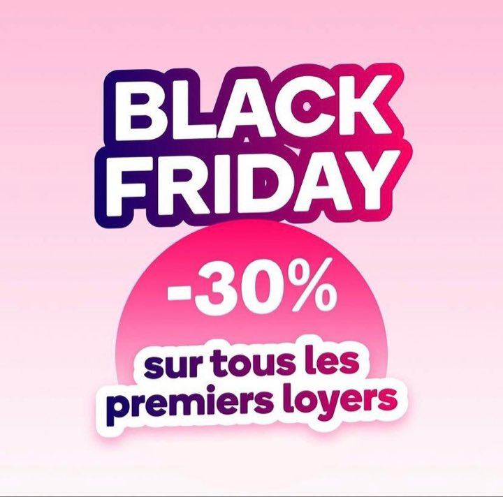 Le #BlackFriday c’est aussi chez mobile.club 🖤🔥

-30% sur tous les premiers loyers. Offre valable sur tous les modèles disponibles : mobile.club