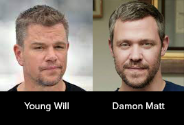 Has anyone else noticed the striking resemblance between the evergreen Will Young and the talented Mr Matt Damon?