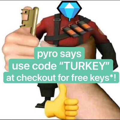 marketplace_tf's tweet image. ‼️Black Friday Sale Alert‼️
Use code “Turkey” at checkout for a free key per $20 spent* !!