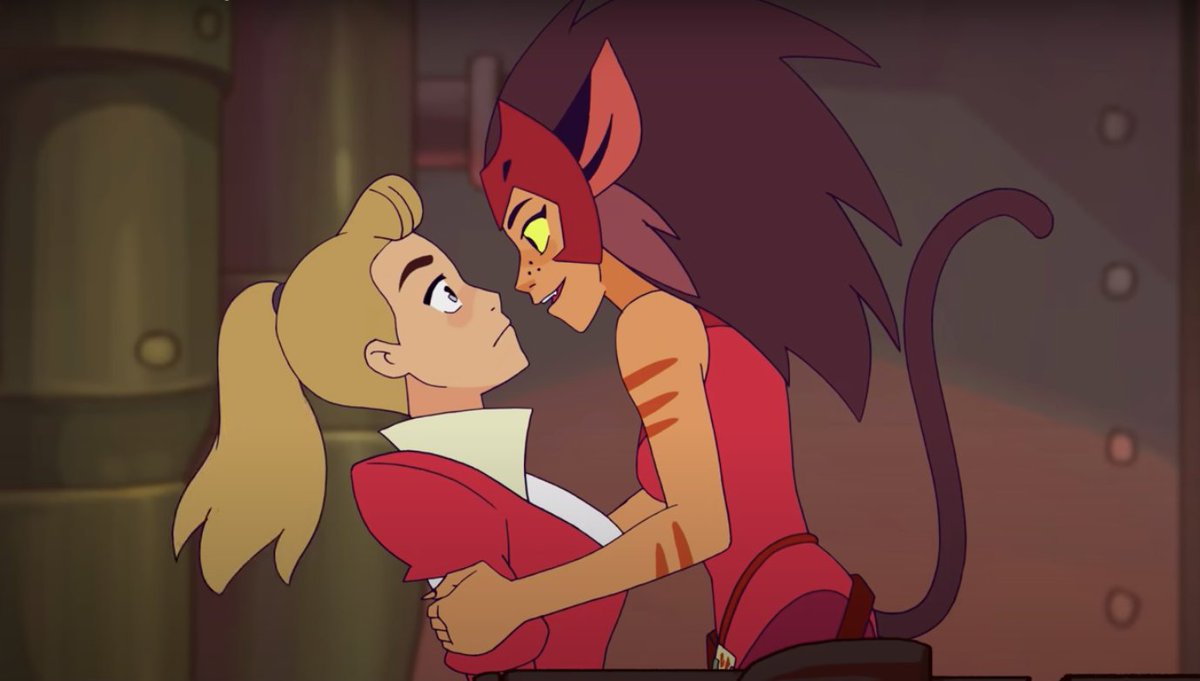todays silly and mean sapphic duo is she-ra and catra from she-ra and the princesses of power! she-ra is a mean sapphic and catra is so silly hehehehe
#otdtwt