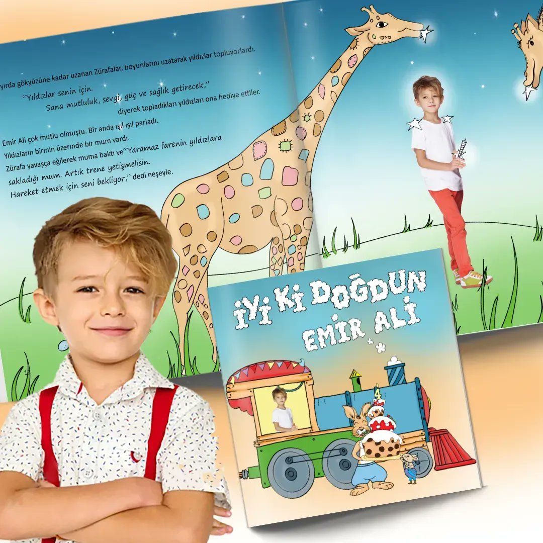 "İyi ki doğdun" adlı kitabımızla doğum günleri çok özel😊 
Kişiye özel kitaplarımızla çocuklar her zaman kahraman😊

elovya.com