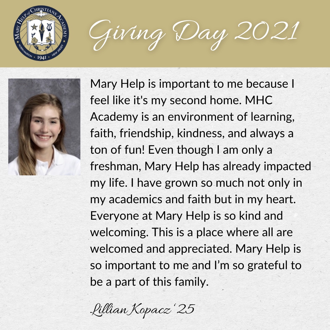 Mary Help of Christians Academy tweet media