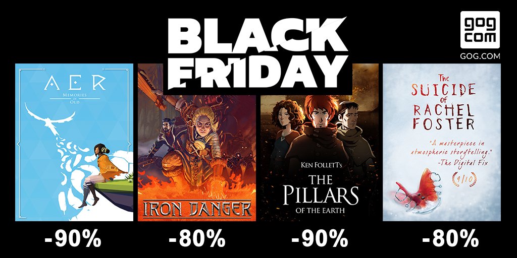 daedalic's tweet image. 🚨Attention! Calling all GOG Users! 🚨

Massive Sale inbound!

Save up to 90% on select Daedalic games this Black Friday (there&apos;s a lot 😉)

gog.com/games?devpub=d…