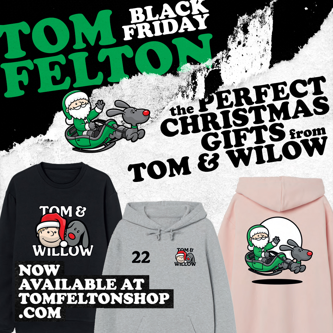 TomFelton's tweet photo. Happy Friday muggles. Willow &amp; I dropping some new merch so fill up your Christmas stockings, link in bio
https://t.co/QEppgveIt9 https://t.co/z209EKENSC