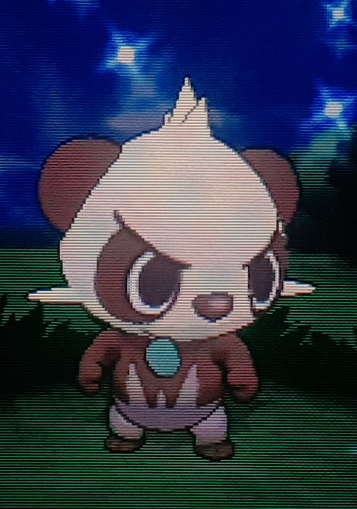 Daeekhoorn Shiny Pancham After 784 Res Finally I Got My Cute Little Panda On Phase 21 After A Total Of 55 9 Res I Can Move On From This Stupid Route