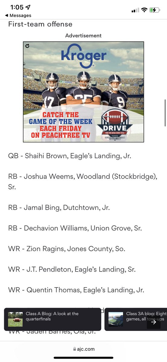 Thankful to be named All-Region for the 3rd straight year.🖤‼️ <a href="/Locklyn33/">WalkOnCoach ⭕️H 🌰</a> @Mansell247 <a href="/ChadSimmons_/">ChadSimmons</a> <a href="/RecruitGeorgia/">Recruit Georgia</a> @EliteRawTalent <a href="/HDHSports/">Henry Herald Sports</a> <a href="/coachjdavis_/">Coach Jon Davis, M.A., USAW</a> <a href="/DellMcGee/">Dell McGee</a> <a href="/WoodlandFBRec/">Woodland (Stockbridge) Wolfpack Football</a> <a href="/angelakirkk/">Angela Kirkpatrick</a> <a href="/CoachHicks31/">Julian Hicks</a> <a href="/yalefootball/">Yale Football</a> <a href="/AustinSchaffer2/">Austin Schaffer</a> <a href="/HCWillieSimmons/">Coach Willie Simmons</a> <a href="/Ryoung11_/">Coach Young</a>