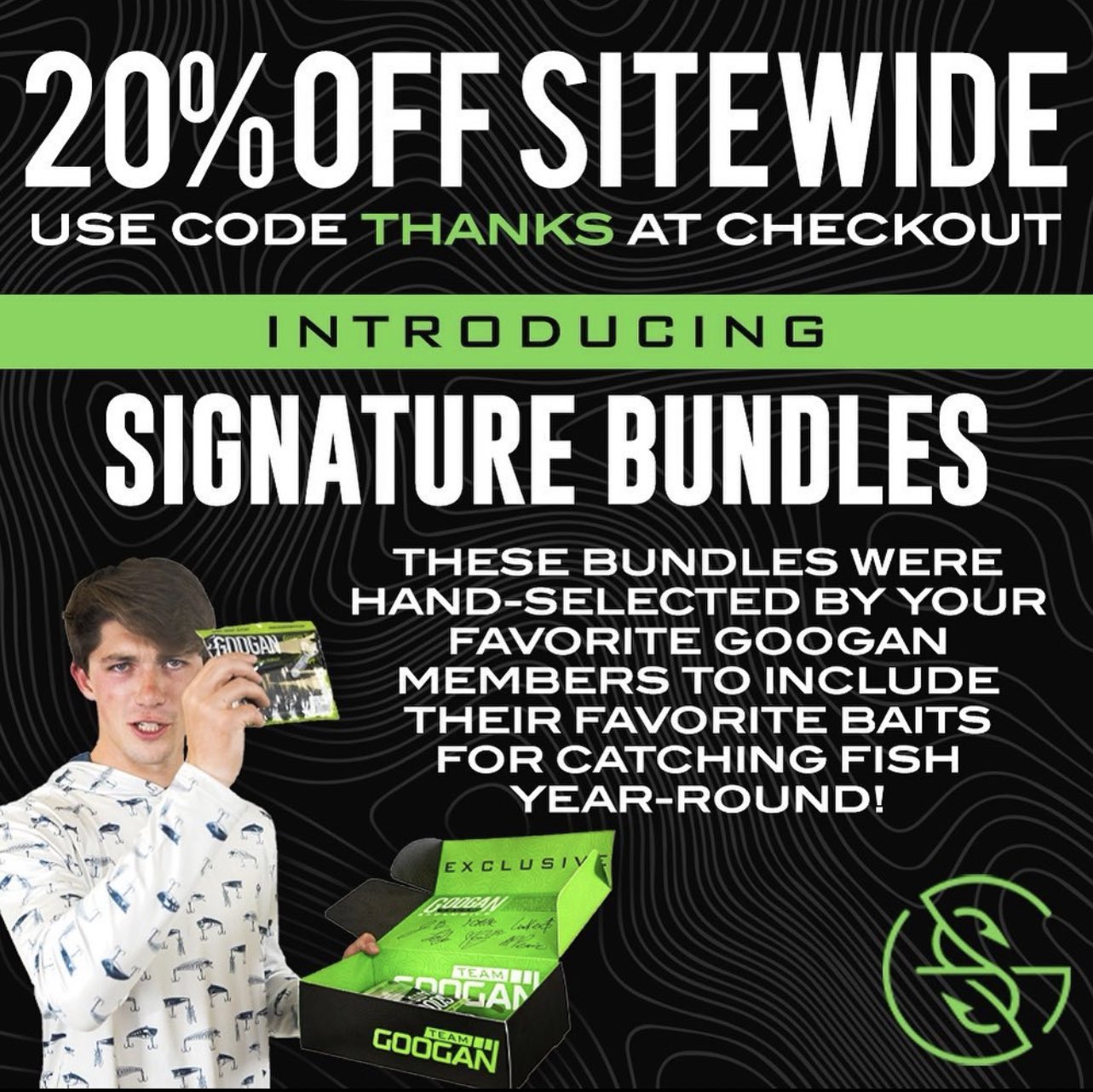 Googan Squad on X: NEW Exclusive bundles just dropped for #BlackFriday  These bundles have been hand selected by the Googan themselves! Use code  THANKS for 20% OFF through #CyberMonday at  # GooganSquad