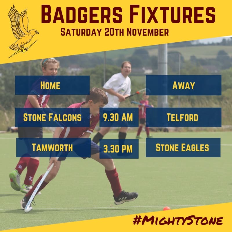 Stonehockeyclub's tweet photo. Here's the fixtures for the weekend! Fingers crossed we don't get blown away tomorrow! #StoneHockeyClub #MightyStone #GameDay https://t.co/oXrmHOtLvT