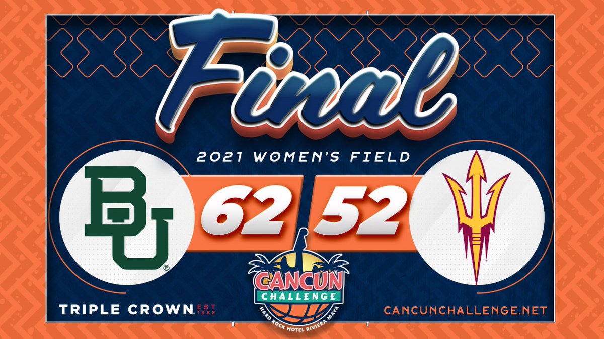RECAP |  <a href="/BaylorWBB/">Baylor Women's Basketball</a> goes ahead by as many as 22 points, fends off <a href="/SunDevilWBB/">Sun Devil WBB</a> rally for second win #CancunChallenge >> bit.ly/3r7BYHE