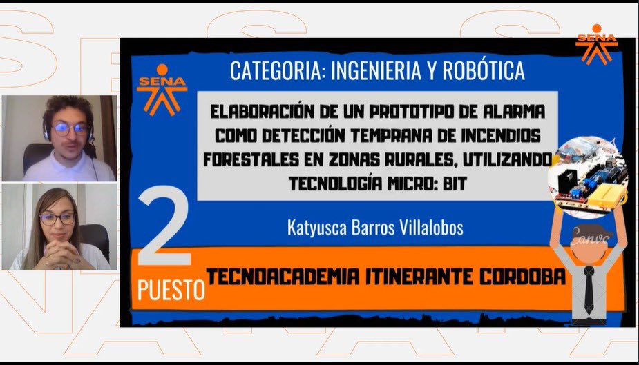 jnicobarrios's tweet photo. Un nuevo logro para el Centro Agropecuario y de Biotecnología El Porvenir del @senaencordoba!! Segundo puesto en categoría ingeniería y robótica de nuestros niños aprendices de Tecnoacademia Itinerante. Gracias a nuestros facilitadores y dinamizadores por este reconocimiento. https://t.co/bYWBxnQrio