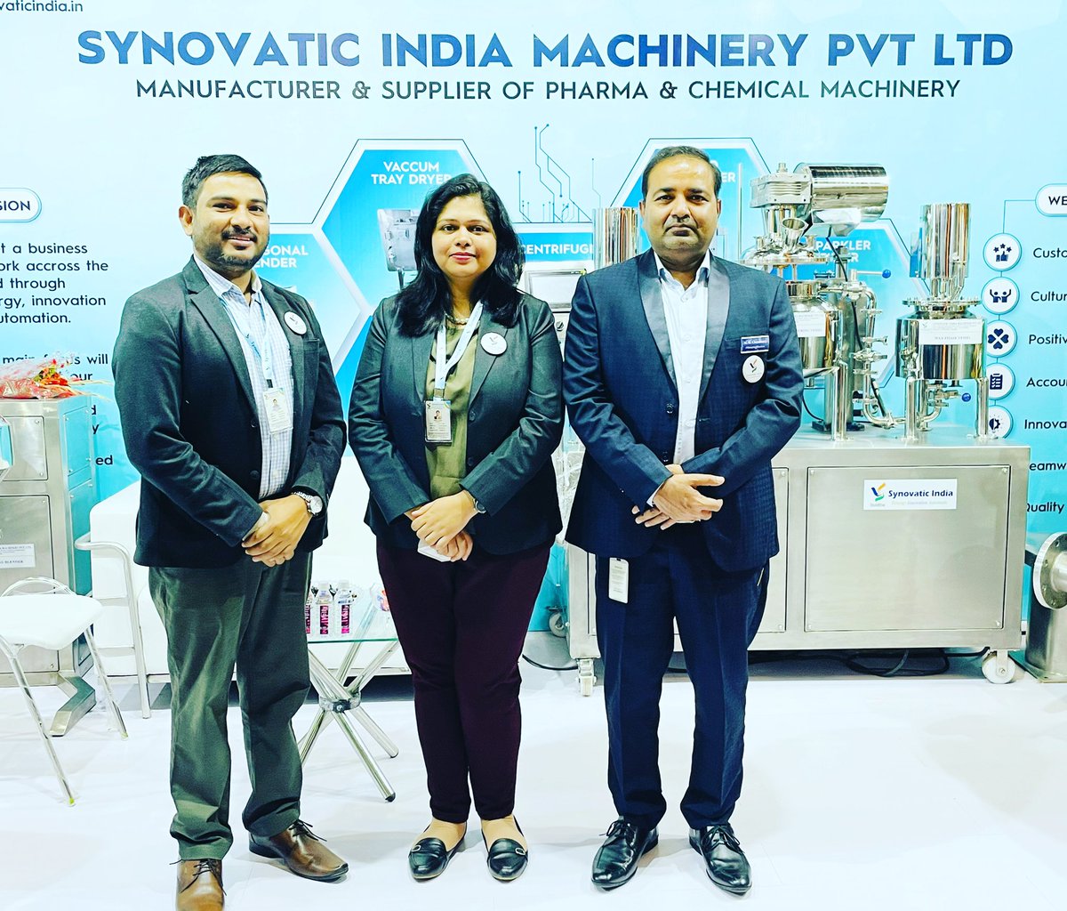 Synovatic's tweet photo. #Pmec2021 #spectular #exhibition
Thank you to all visitors 🙏🏻 who visited our Booth at Exhibition.
Thanks to @informamarketsinindia also for arranging such great event.
We will meet soon in upcoming expo.
#thankyou #event #synovaticindia https://t.co/TzCPNjamaF