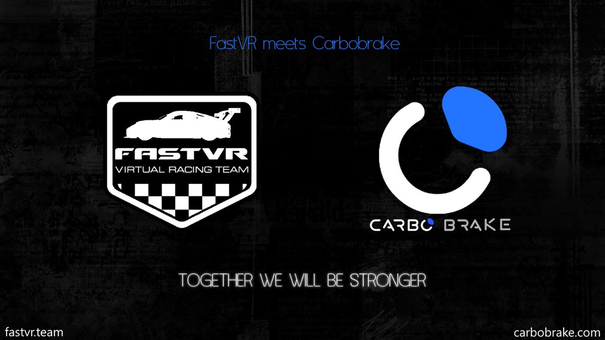 We are delighted to introduce you our new sponsor for the 2021/22 season. 

Thank you so much for trusting us. We are eager to achieve big success with you guys.

⚡️FAST VR X CARBO BRAKE⚡️