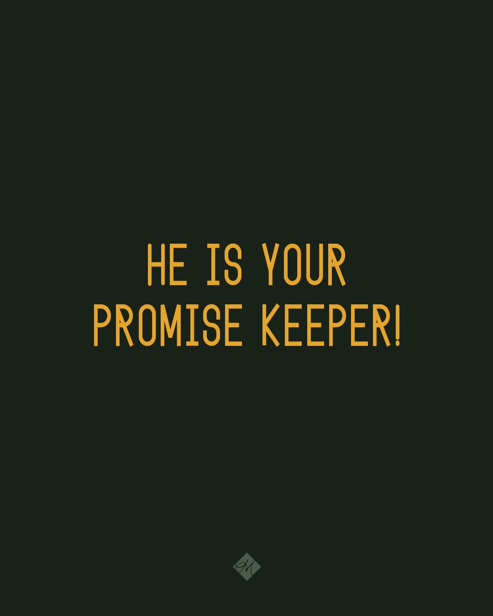 If you are waiting to see a promise fulfilled today... take heart! He has never broken His word and He never will. The promise is coming!