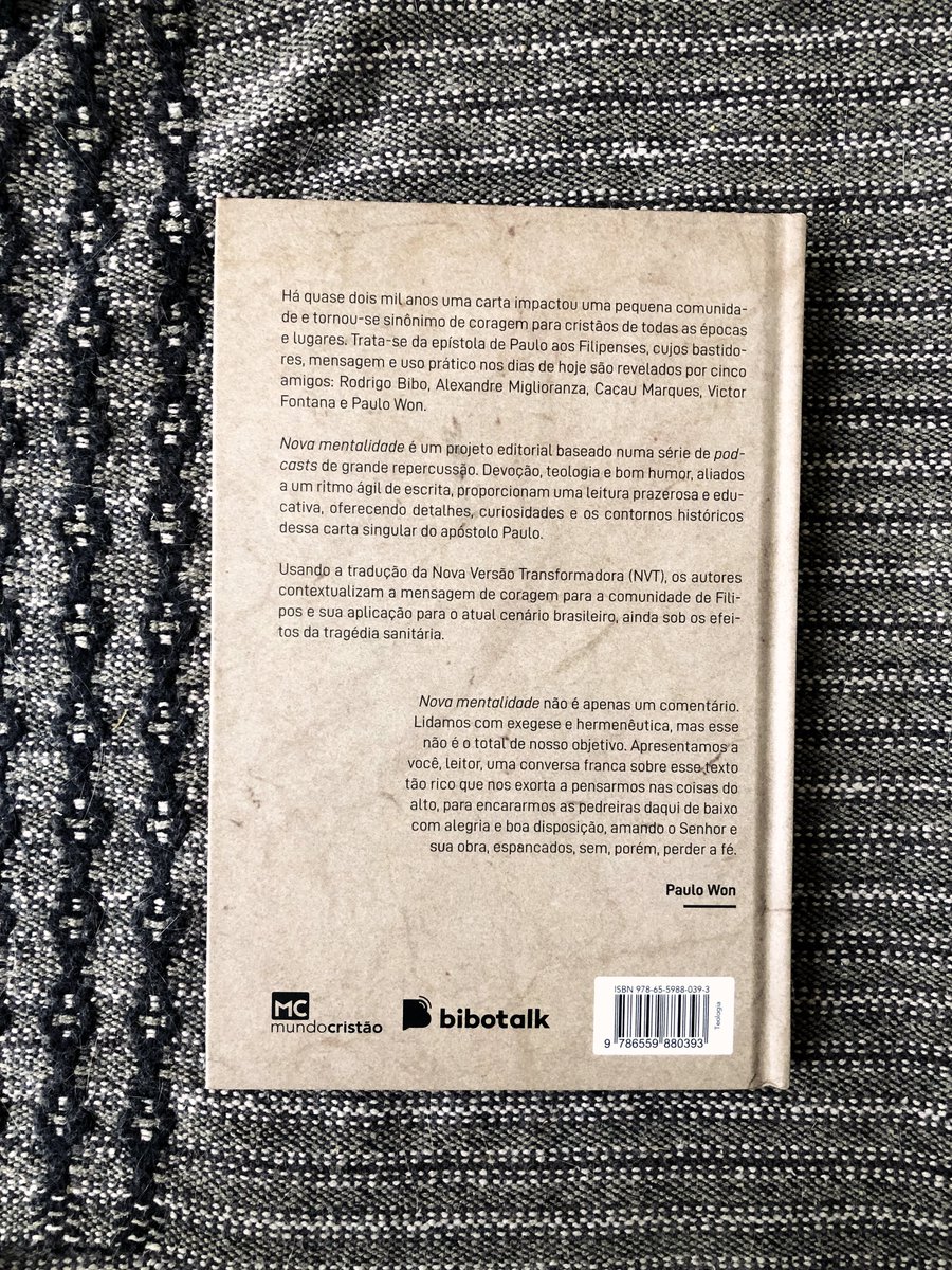 mundocristao's tweet photo. Vamos sortear dois exemplares da obra “Nova Mentalidade”! 

Para participar, é só:
- Curtir este tweet.
- Dar RT.
- Seguir a MC aqui no Twitter.

📢 Resultado dia 01/12. https://t.co/1k2Maurj8k