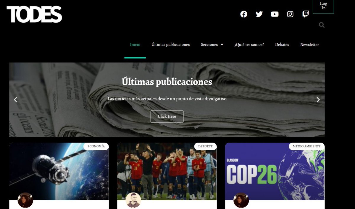 Ey!! ¿No sabes dónde encontrar información actual de confianza? Únete a nuestro medio digital para no perderte las últimas novedades.

Un medio de Todes y para Todes.