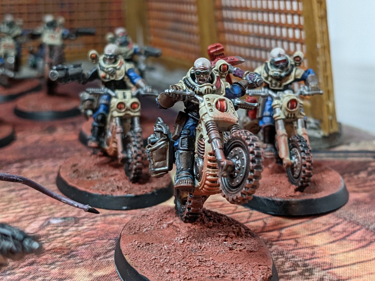 TrawlingC's tweet photo. "Once again, I salute my Outrider Jackals, I salute my half-life Acoyltes, who will ride with me eternal with the Great Leviathan!Β WE ARE YOUR REDEEMERS!Β It is by our hand we will rise from the ashes of this world"
#warhammercommunity #warhammer40k #genestealercults #funandfluff https://t.co/bbqVTAYMRe