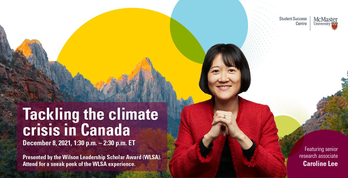 Student Success Centre (@macssc) on Twitter photo Worried about the climate crisis? Attend this talk in December with expert, <a href="/Caroline_Lee2/">Caroline Lee</a>. | <a href="/McMasterU/">McMaster University</a> <a href="/WilsonLeaders/">WilsonLeaders</a>
Learn more and register: oscarplusmcmaster.ca/upcomingEvents… Worried about the climate crisis? Attend this talk in December with expert, <a href="/Caroline_Lee2/">Caroline Lee</a>. | <a href="/McMasterU/">McMaster University</a> <a href="/WilsonLeaders/">WilsonLeaders</a>
Learn more and register: oscarplusmcmaster.ca/upcomingEvents…