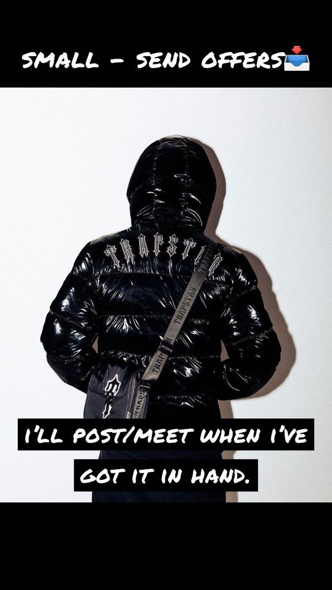 StepComfy's tweet photo. Trapstar Shiny Puffer Jacket, DM me to purchase📥 #trapstar #wts #stepcomfy #RETWEEET https://t.co/p1jevlyCdp