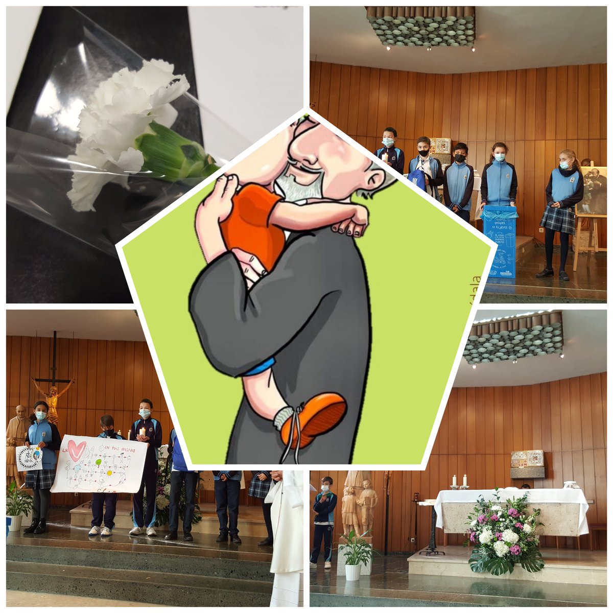 calasnatividad's tweet photo. @calasnatividad celebrando Día de Calasanz. Con él se inicia la educación para todos... Nuestro homenaje a este santo que inició la creación de escuelas para todos y dedicó su vida a los niños. Felicidades, maestros!#FamiliaCalasanciaContigo https://t.co/0RfI8H5GXz