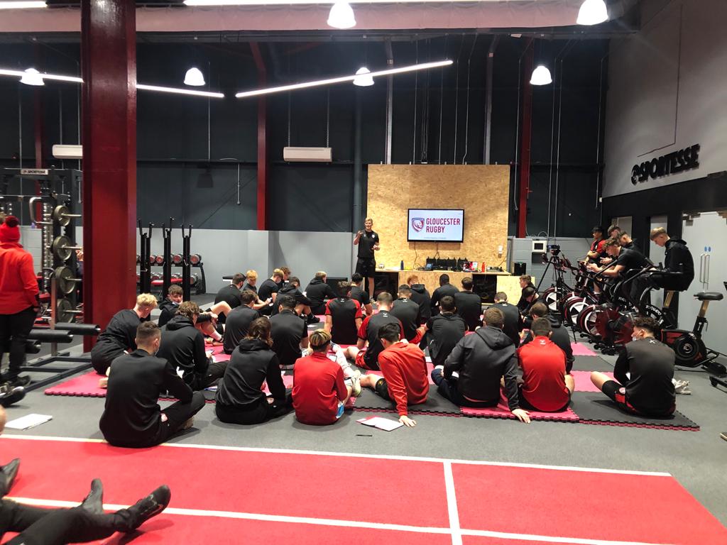 A big thanks to <a href="/JamesHudson5/">James Hudson</a> for tonight's nutrition discussion around food prep &amp; fuel for Match Day. 🍒