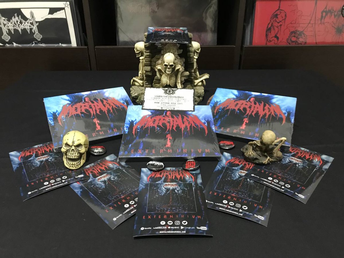 MORTALEM2's tweet photo. Ya pueden encontrar nuestro álbum #EXTERMINIVM con el sello discográfico #SturmB88
#mortalem
#totaldeathmetal https://t.co/uC89qGCMJh