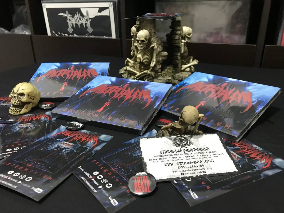 MORTALEM2's tweet photo. Ya pueden encontrar nuestro álbum #EXTERMINIVM con el sello discográfico #SturmB88
#mortalem
#totaldeathmetal https://t.co/uC89qGCMJh
