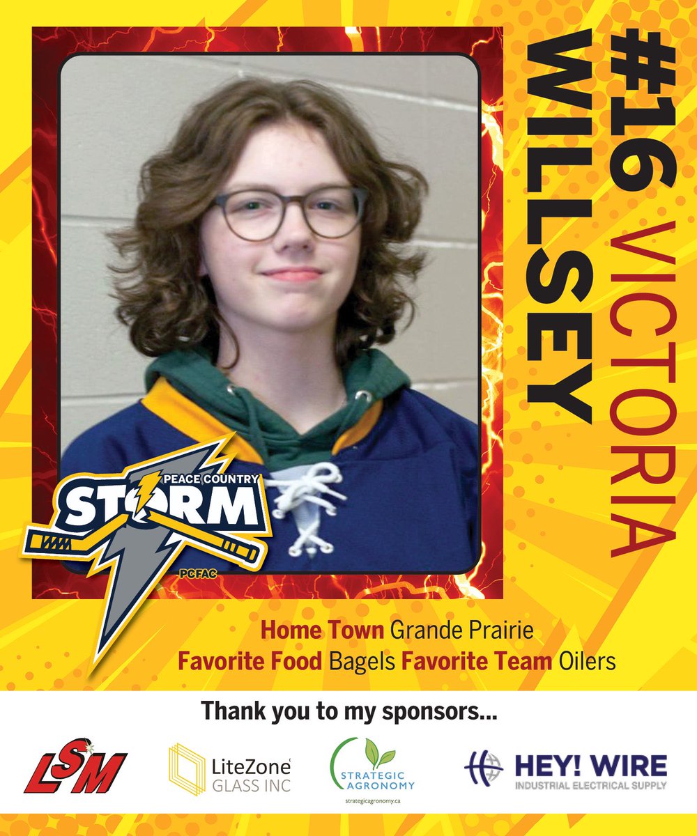 U18 forward Victoria Willsey!